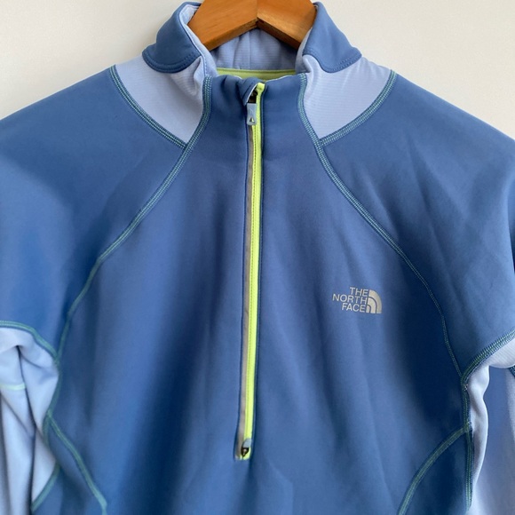 The North Face 1/2 zip Pullover blue Size Small - Picture 2 of 4